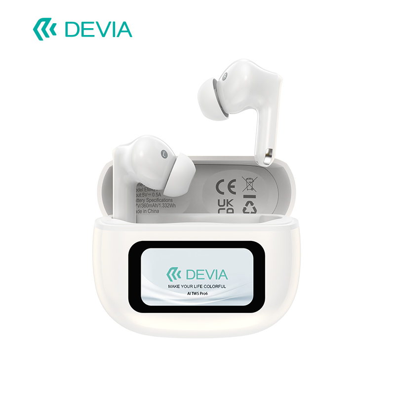 AUDIFONOS DEVIA TWS PRO 6 BLANCO
